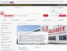 Tablet Screenshot of granit-parts.es