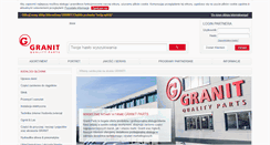 Desktop Screenshot of granit-parts.pl