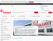 Tablet Screenshot of granit-parts.pl