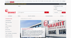 Desktop Screenshot of granit-parts.dk