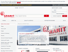 Tablet Screenshot of granit-parts.com