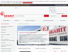 Tablet Screenshot of granit-parts.nl